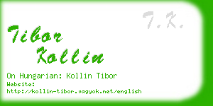 tibor kollin business card